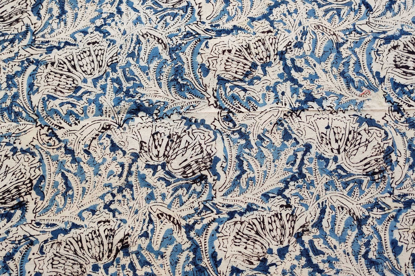 BLOCK PRINTED COTTON FABRIC-PCF97(0.5 Mtr)