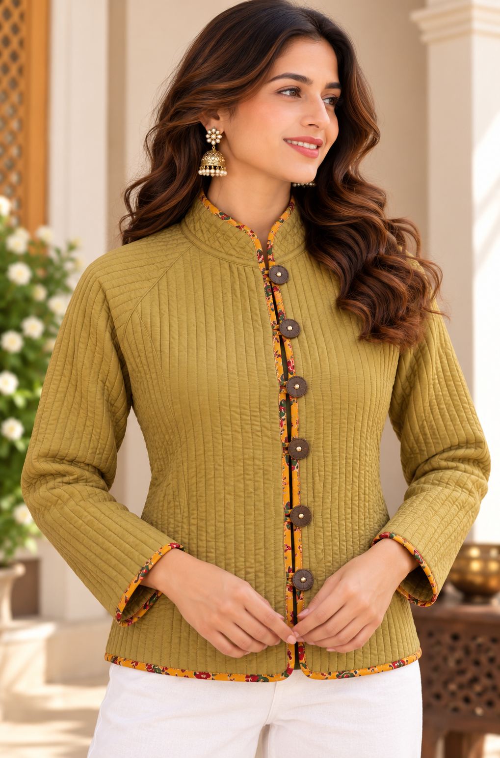 Mehira Reversible Quilted Jacket