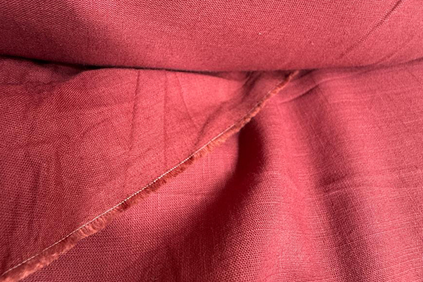 Maroon Slub Cotton Material for Dressmaking, Craft & Decor Fabric HF6423