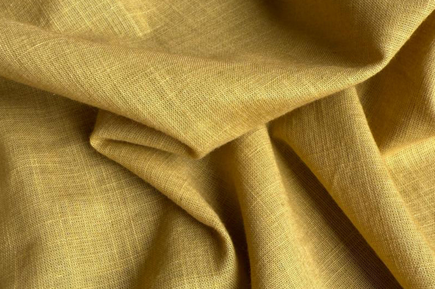 Yellow Slub Cotton Material for Dressmaking, Craft & Decor Fabric HF6424