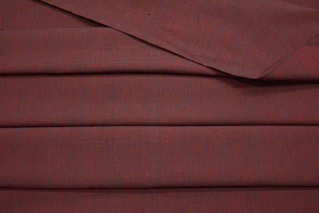 AMERICAN BEAUTY DOUBLE TONE HANDWOVEN COTTON FABRIC-HF2040