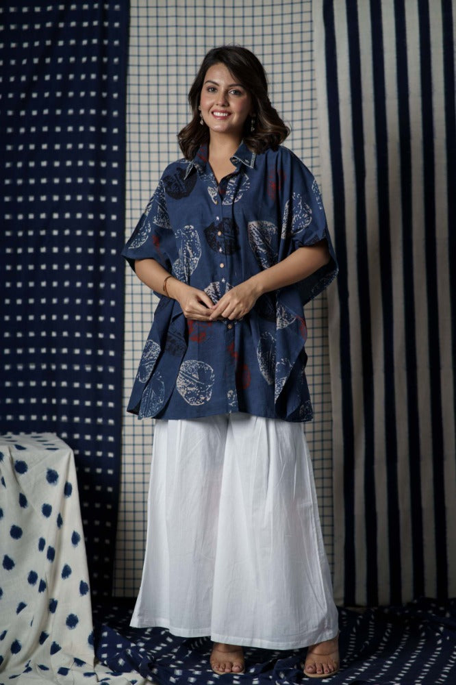 Ajrakh Kaftan Top-NVK494