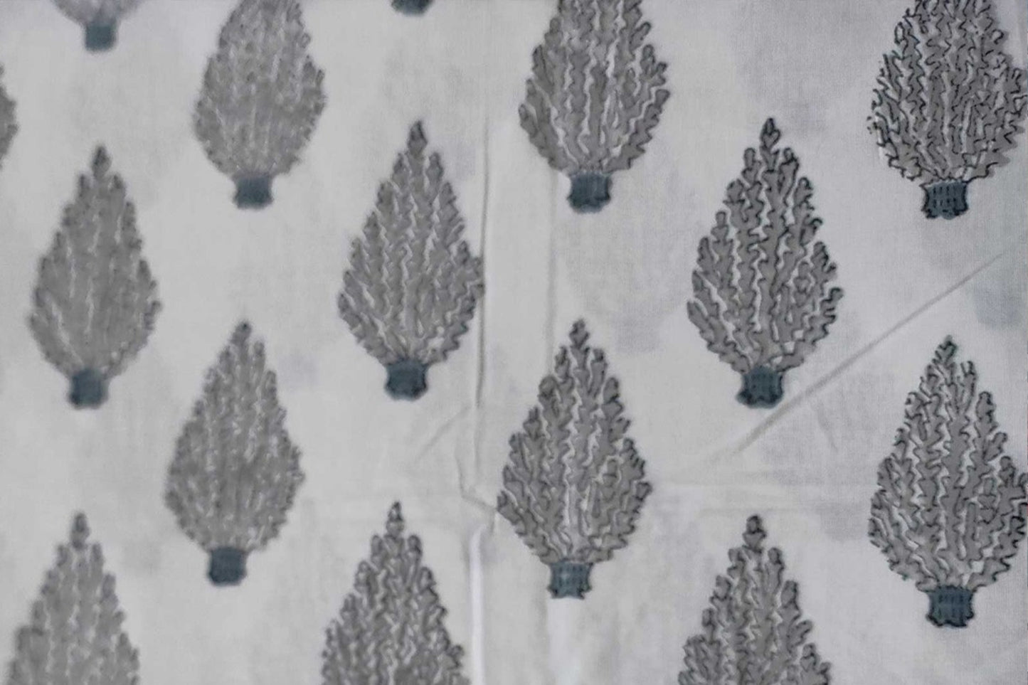 BLOCK PRINTED COTTON FABRIC-PCF224(0.5 MTR)