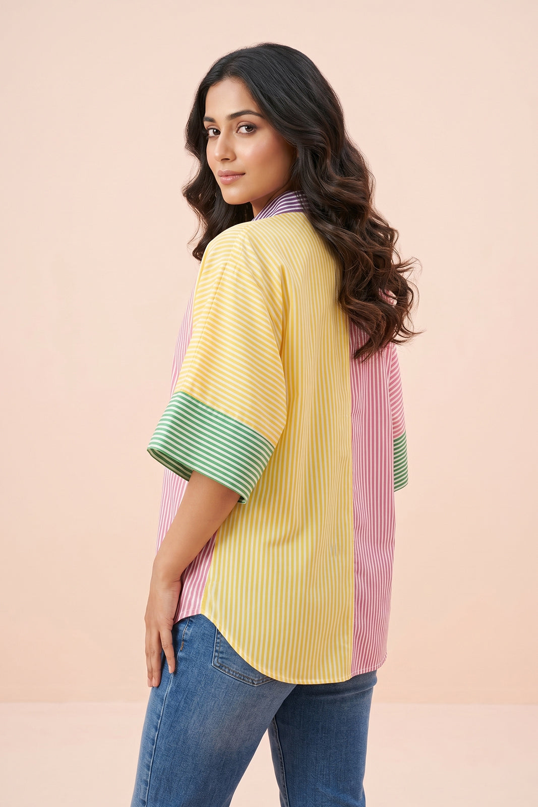 MULTI-COLOR COTTON TOP-NFT162