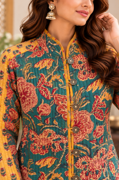 Mehira Reversible Quilted Jacket