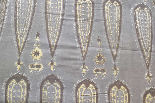 BLOCK PRINTED COTTON FABRIC-PCF226(0.5 MTR)