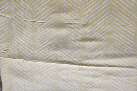 BLOCK PRINTED COTTON FABRIC-PCF324(2.5 MTR)