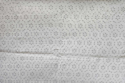 BLOCK PRINTED COTTON FABRIC-PCF400(0.5 MTR)