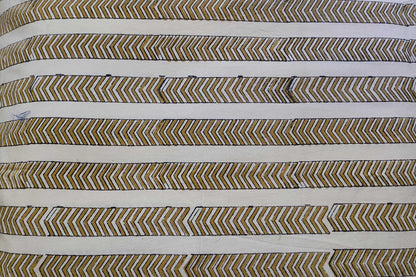 BLOCK PRINTED COTTON FABRIC-PCF494(1.5 MTR)