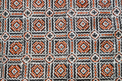 BLOCK PRINTED COTTON FABRIC-PCF23(0.5 MTR)