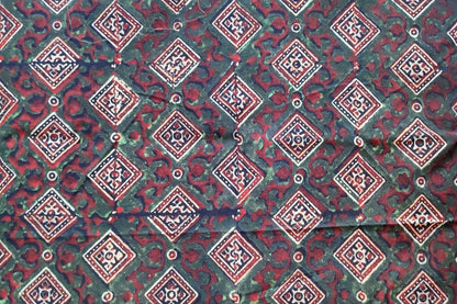 BLOCK PRINTED COTTON FABRIC-PCF24(0.5 MTR)