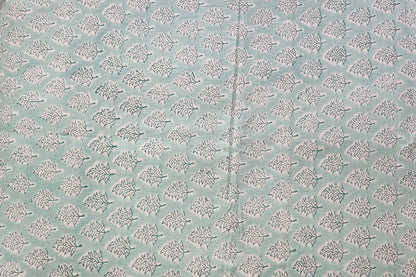 BLOCK PRINTED COTTON FABRIC-PCF368(1 MTR)