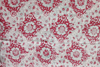 BLOCK PRINTED COTTON FABRIC-PCF39(1 MTR)