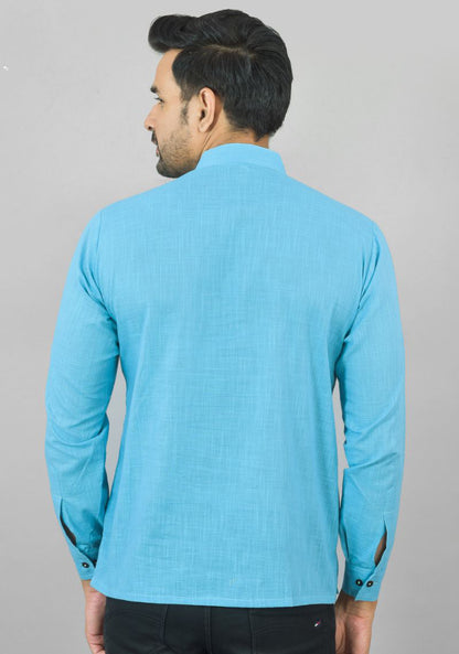 COTTON MEN SLUB KURTA-NFS25