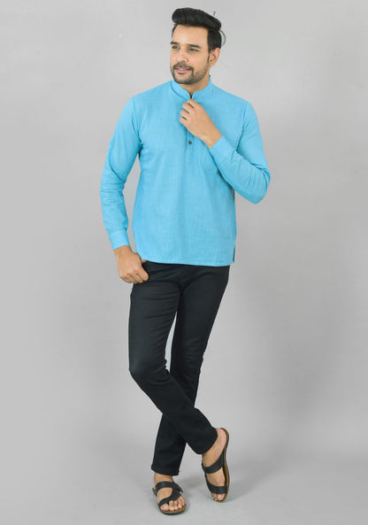 COTTON MEN SLUB KURTA-NFS25