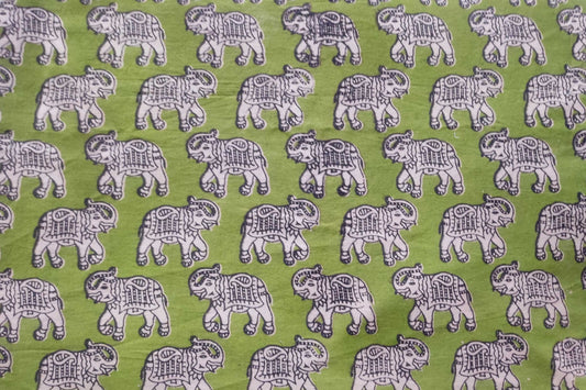 BLOCK PRINTED COTTON FABRIC-PCF425(1 MTR)