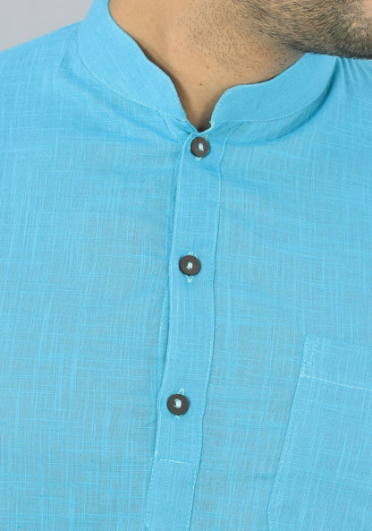 COTTON MEN SLUB KURTA-NFS25