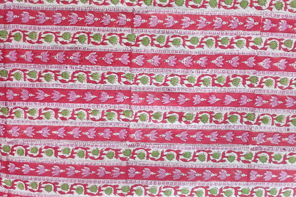 BLOCK PRINTED COTTON FABRIC-PCF406(0.5 MTR)