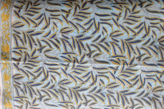 BLOCK PRINTED COTTON FABRIC-PCF296(2 MTR)