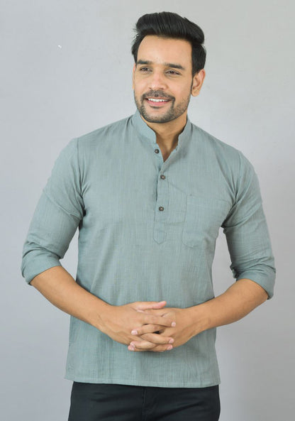 COTTON MEN SLUB KURTA-NFS24