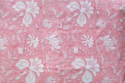 BLOCK PRINTED COTTON FABRIC-PCF43(1 MTR)