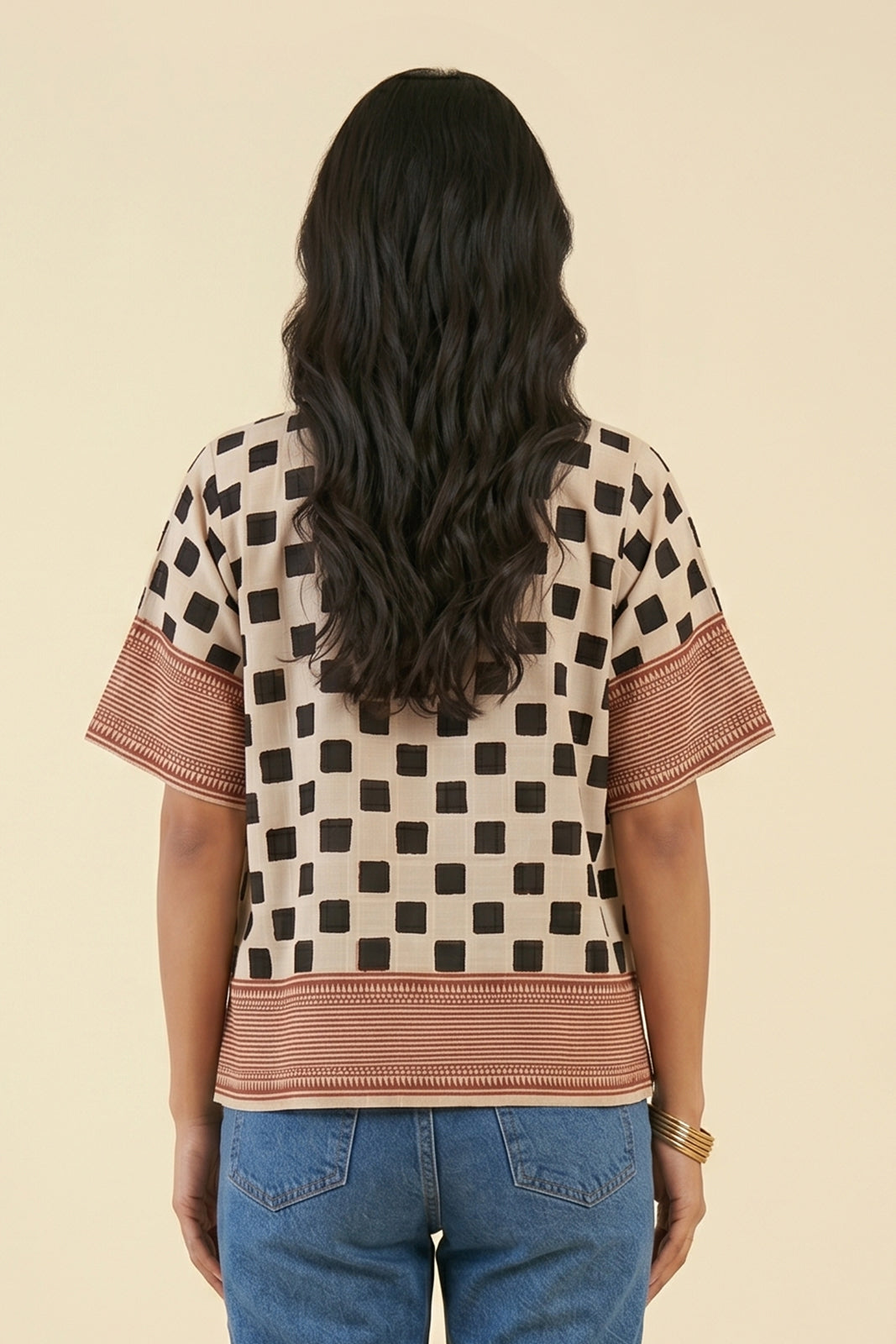 BAGRU MULMUL COTTON TOP-NFT164