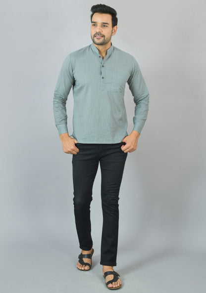 COTTON MEN SLUB KURTA-NFS24