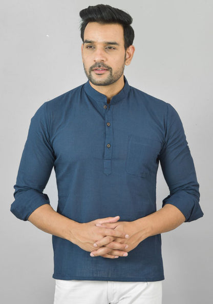 COTTON MEN SLUB KURTA-NFS28