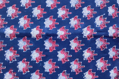 BLOCK PRINTED COTTON FABRIC-PCF192(2 MTR)