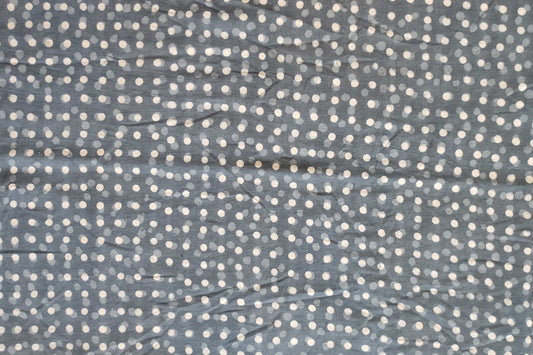 BLOCK PRINTED COTTON FABRIC-PCF347(0.5 MTR)