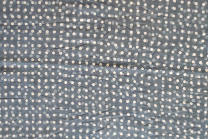 BLOCK PRINTED COTTON FABRIC-PCF347(0.5 MTR)