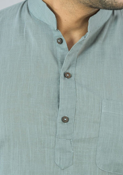 COTTON MEN SLUB KURTA-NFS24