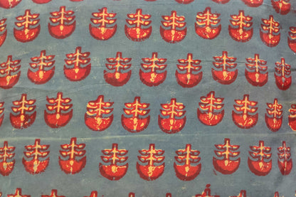 BLOCK PRINTED COTTON FABRIC-PCF211(2 MTR)