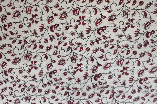 BLOCK PRINTED COTTON FABRIC-PCF432(1 MTR)