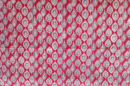 BLOCK PRINTED COTTON FABRIC-PCF433(1 MTR)