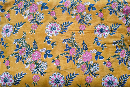 BLOCK PRINTED COTTON FABRIC-PCF51(1 MTR)