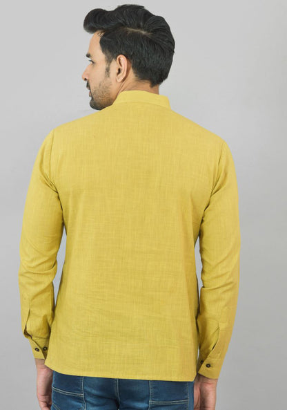 COTTON MEN SLUB KURTA-NFS22