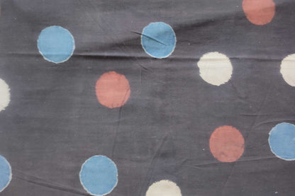 BLOCK PRINTED COTTON FABRIC-PCF392(0.5 MTR)
