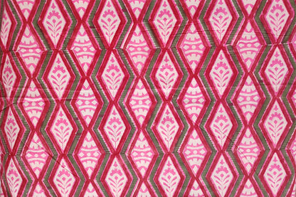 BLOCK PRINTED COTTON FABRIC-PCF28(1 MTR)
