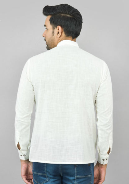 COTTON MEN SLUB KURTA-NFS21
