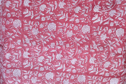 BLOCK PRINTED COTTON FABRIC-PCF167(1 MTR)