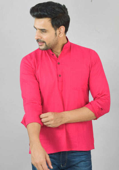 COTTON MEN SLUB KURTA-NFS20