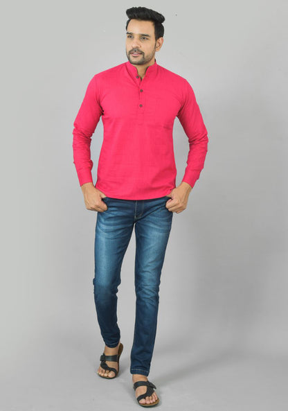 COTTON MEN SLUB KURTA-NFS20
