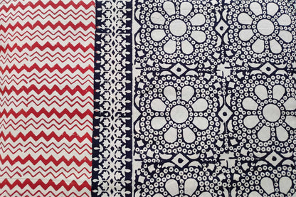 BLOCK PRINTED COTTON FABRIC-PCF61(1 MTR)