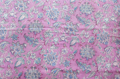 BLOCK PRINTED COTTON FABRIC-PCF269(1 MTR)