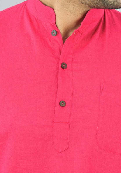 COTTON MEN SLUB KURTA-NFS20