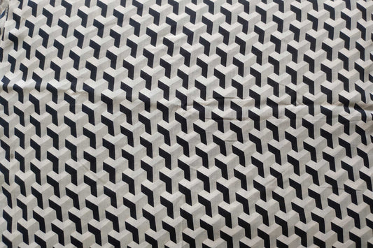 BLOCK PRINTED COTTON FABRIC-PCF270(1 MTR)