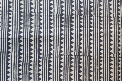 BLOCK PRINTED COTTON FABRIC-PCF449(1 MTR)