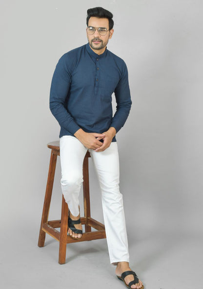 COTTON MEN SLUB KURTA-NFS28