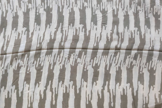 BLOCK PRINTED COTTON FABRIC-PCF389(2.5 MTR)